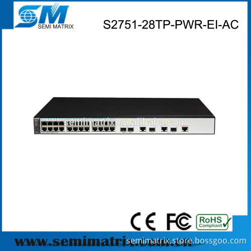 S2700 Series 24 ports POE Enterprise Switch S2751-28TP-PWR-EI-AC